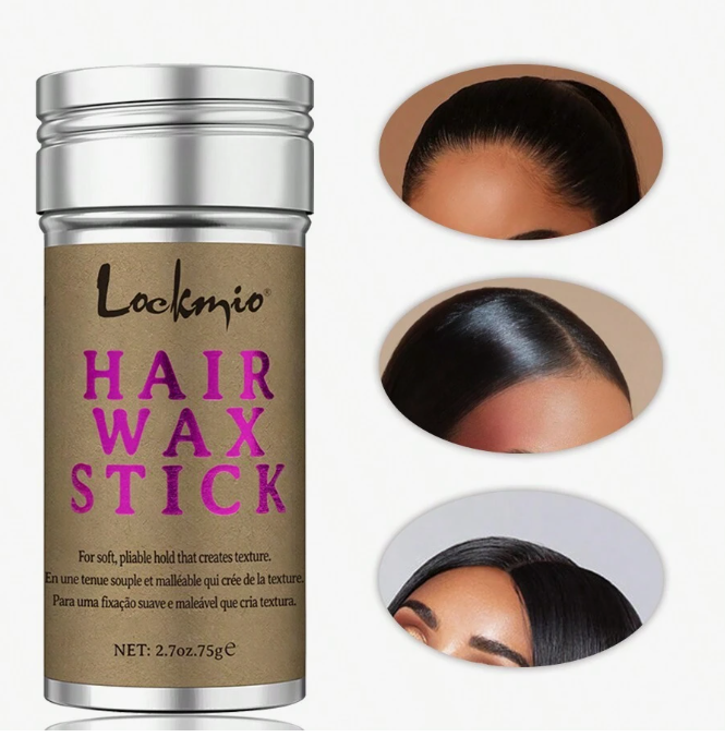 Hair Wax Stick 75g - Pomade Stick With Castor Oil For Frizz Control