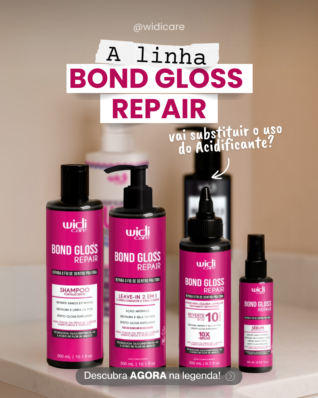 Widi Care Bond Gloss Repair Strengthening Shampoo 300ml