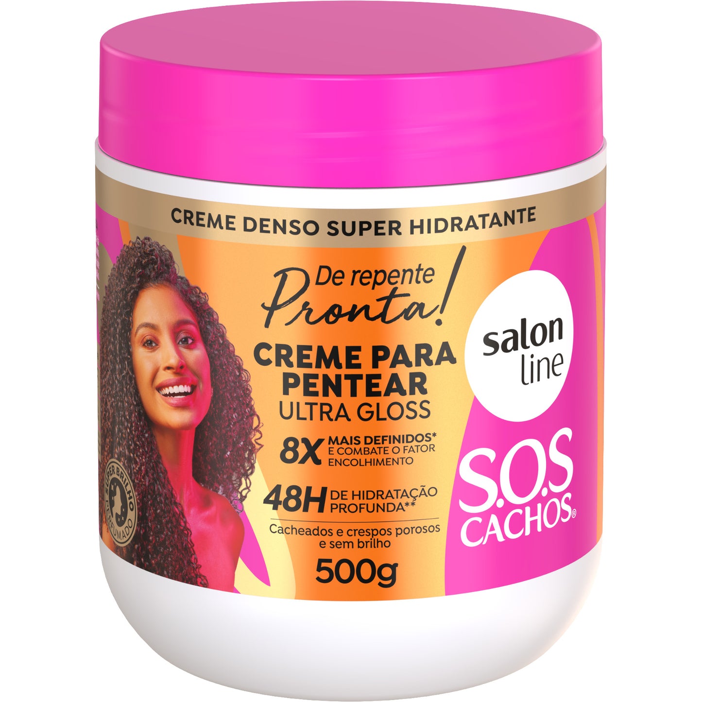 SALON LINE - S.O.S Curls Ready-to-Go Conditioning Curl-Styling Cream 500g