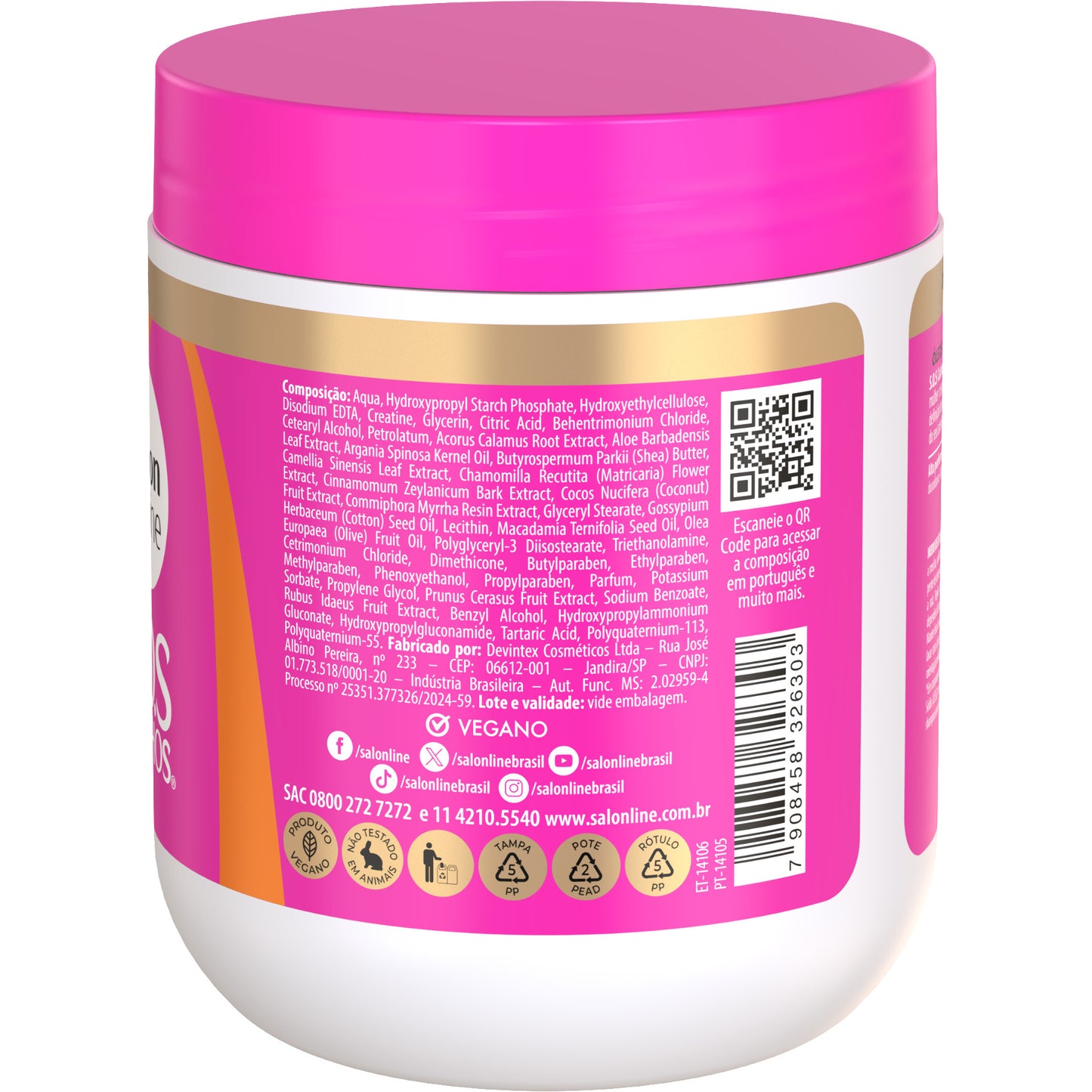 SALON LINE - S.O.S Curls Ready-to-Go Conditioning Curl-Styling Cream 500g