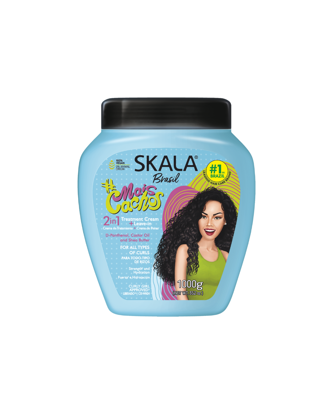 Skala Mais Cachos Perfect Curls 2 in 1 Hair Treatment Conditioning Cream 1000g
