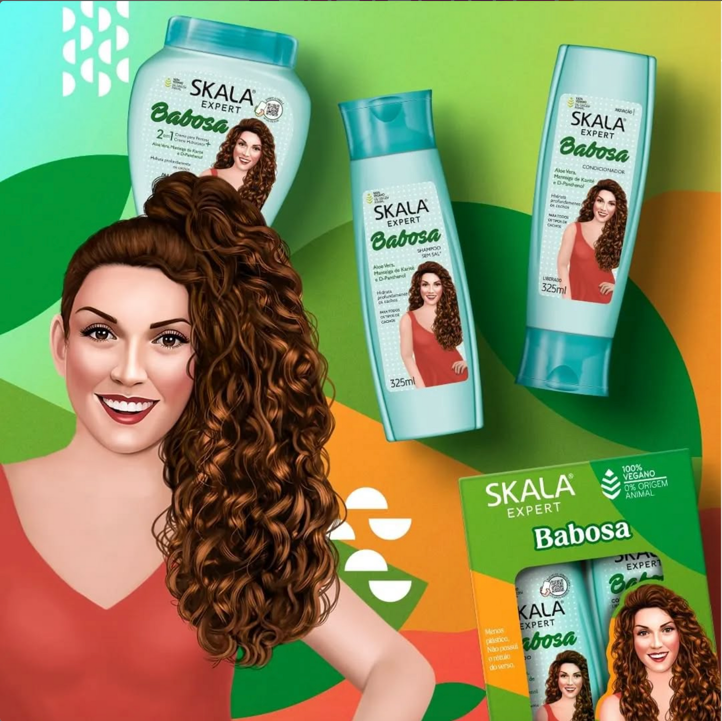 Skala Babosa Aloe Vera Shampoo & Conditioner Kit 325ml