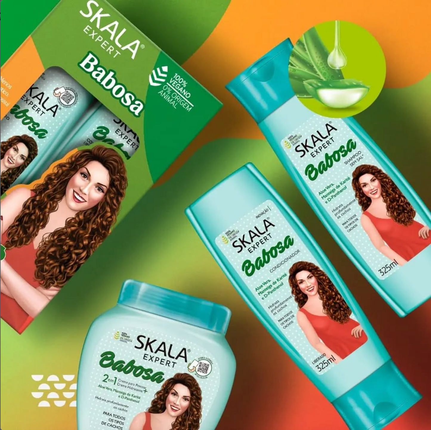 Skala Babosa Aloe Vera Shampoo & Conditioner Kit 325ml