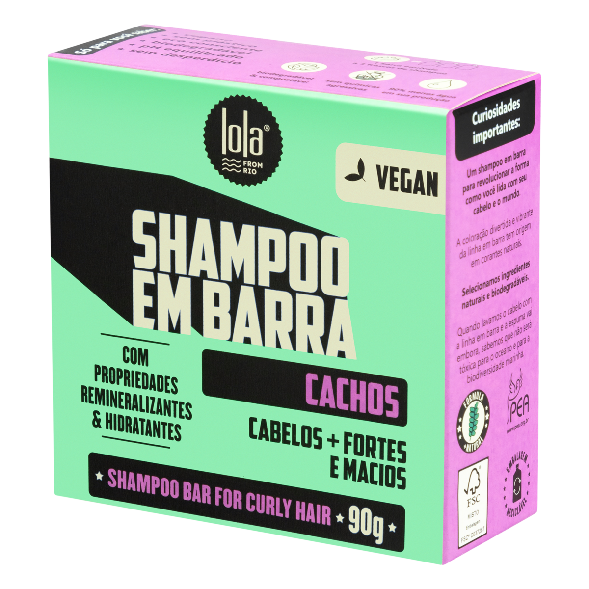 LOLA Em Barra - Solid Shampoo for Curly Hair 90g