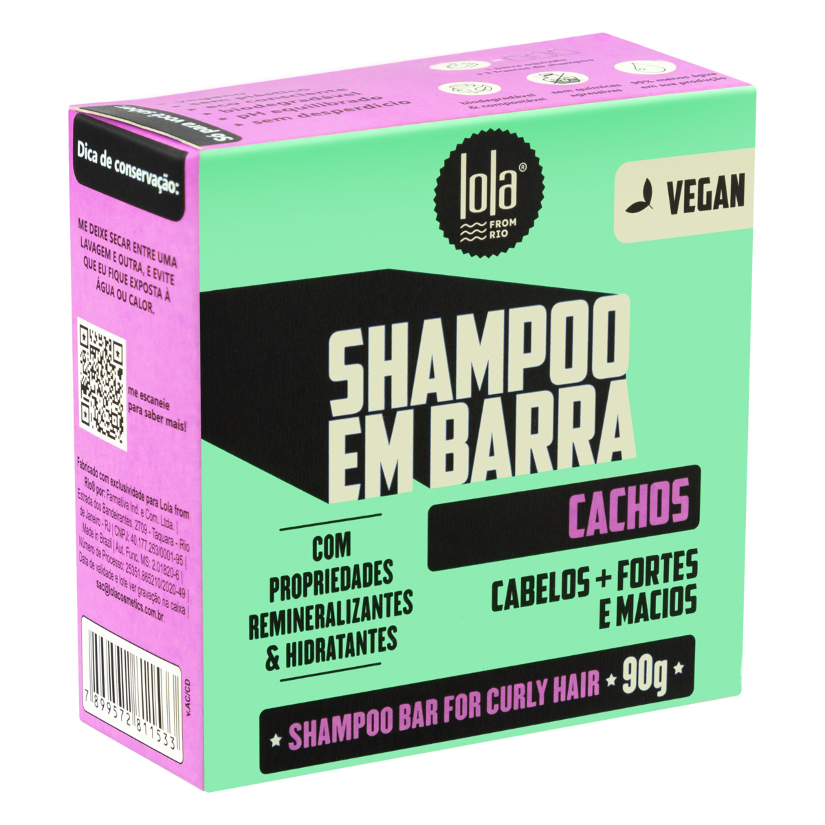 LOLA Em Barra - Solid Shampoo for Curly Hair 90g