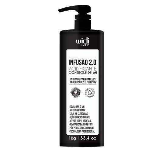 WIDI CARE - Infusion 2.0 Hair Acidifier - pH Balancing Treatment for Porous, Dull, and Frizzy Hair - Ideal for Chemically Treated Hair - 1kg