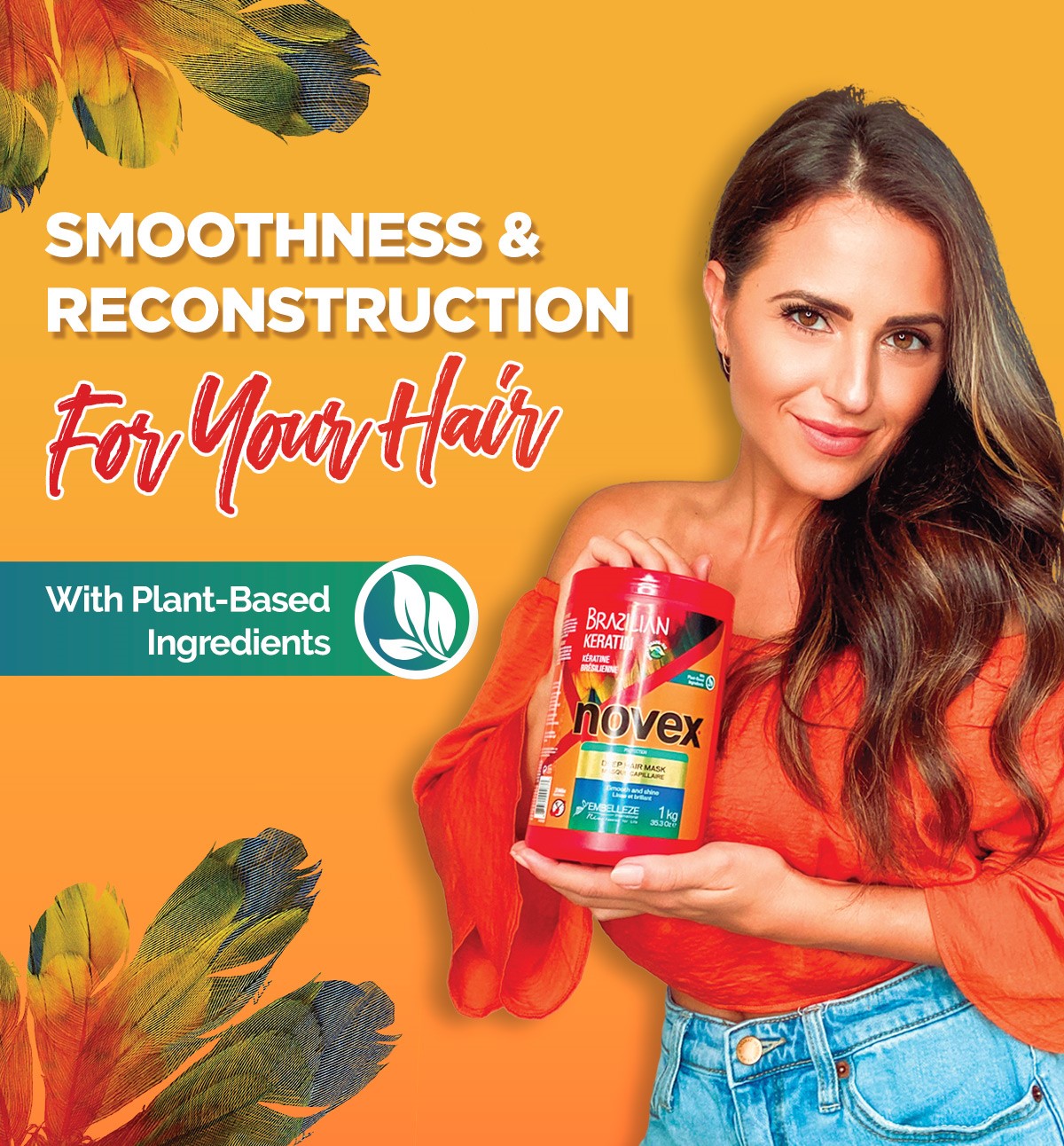 Novex Brazilian Keratin Hair Mask For all types of Hair