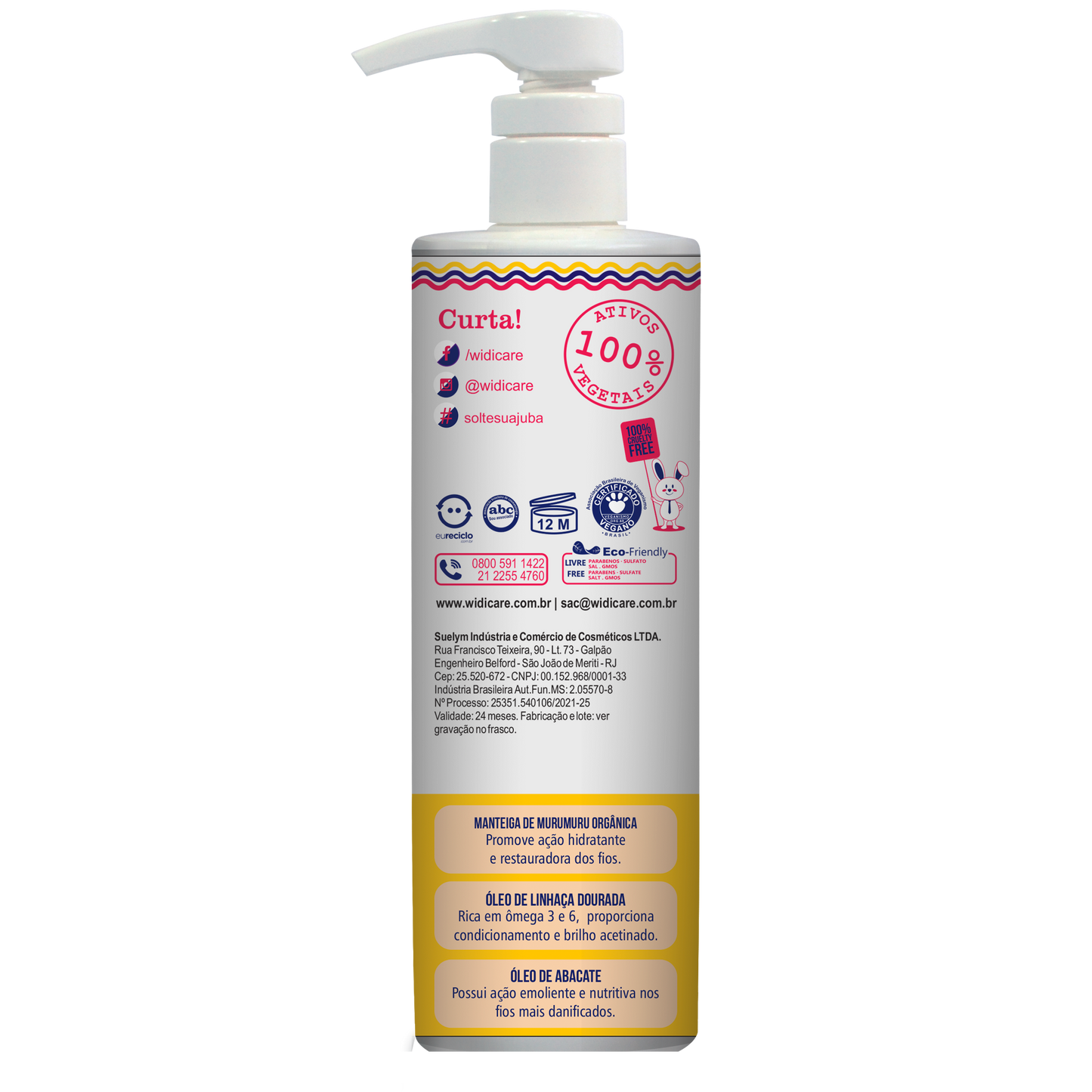 WIDI CARE - Mane Hydro-Nutritive Conditioner - Deep Hydration & Nutrition for Curly and Coily Hair, 500ml