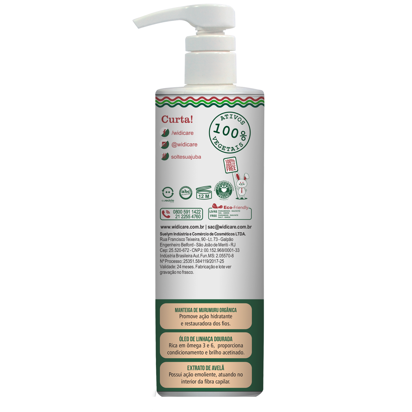 WIDI CARE - Mane Co-Wash - Gentle Cleansing Cream for Soft and Touchable Hair, Ideal for Extremely Dry, Sensitive, or Porous Hair, 500ml