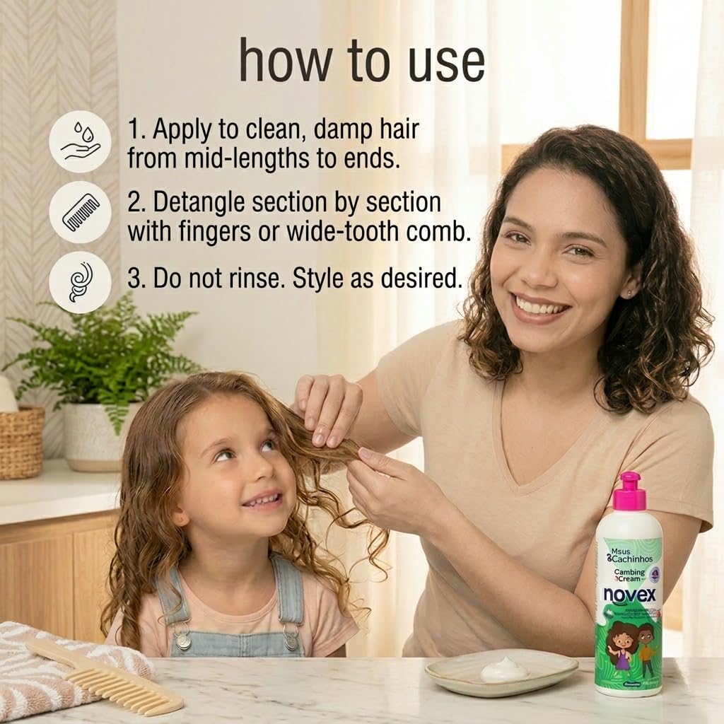 Novex My Little Curls Leave-In 10.1oz/300ml | Kids Curl Detangler