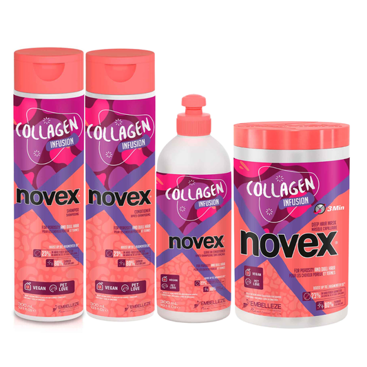 Novex Collagen Infusion Treatment Kit | Complete Hair Care Routine