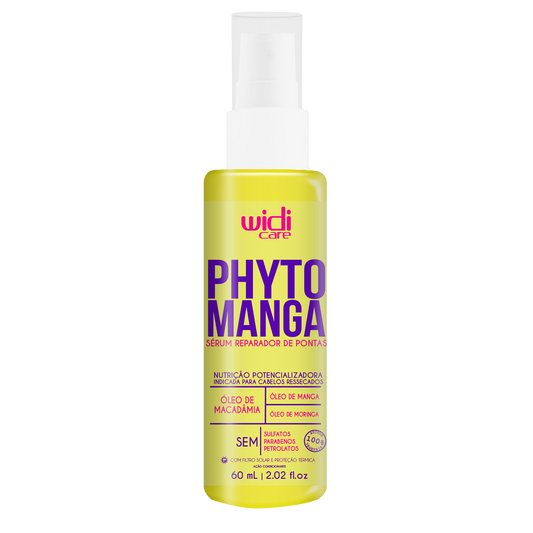 WIDI CARE - Phytomanga Split-End Repair Serum - Anti-Frizz, Shine Enhancer, Thermal & UV Protection, 60ml