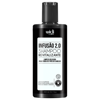 WIDI CARE - Infusion 2.0 Revitalizing Shampoo - Enriched with Pomegranate and Goji Berry Extracts for Smooth, Frizz-Free Hair - 300ml