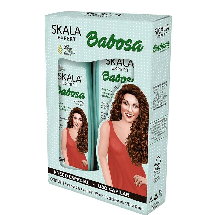 Skala Babosa Aloe Vera Shampoo & Conditioner Kit 325ml