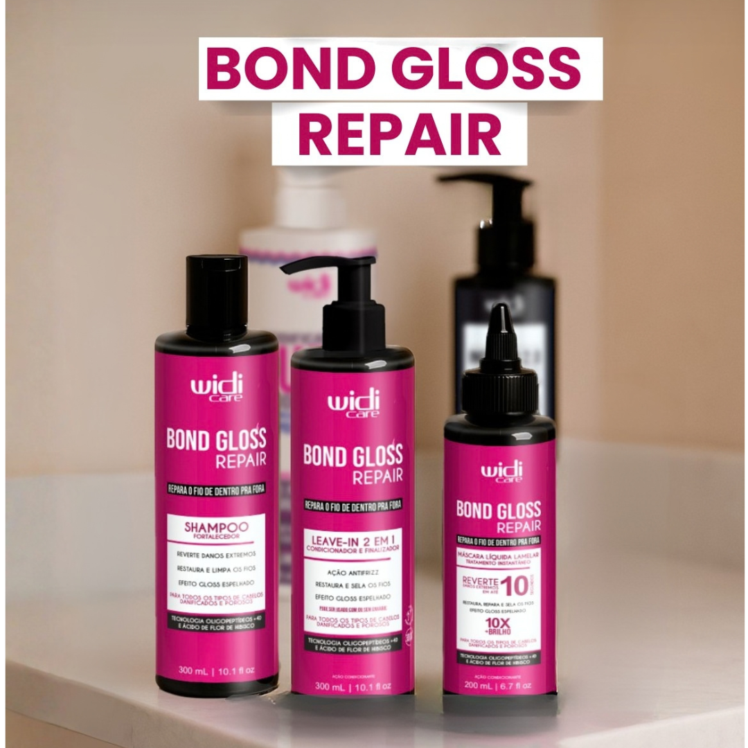 Widi Care Bond Gloss Repair 3-Step Hair Routine