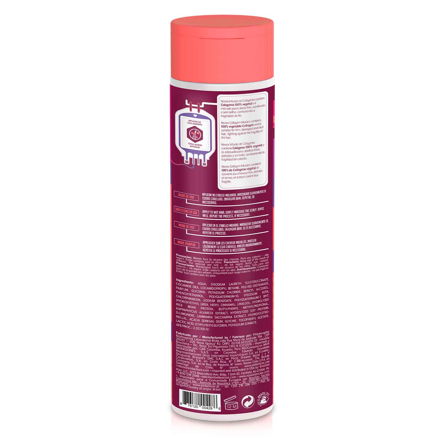 Novex Collagen Infusion Shampoo 10.1oz/300ml