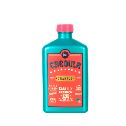 LOLA Creoula Shampoo 250ml – Gentle Cleansing & Curl-Enhancing Formula  Avocado Oil & Coconut Water  Vegan & Daily Use