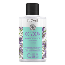 Load image into Gallery viewer, Inoar Go Vegan Anti frizz Conditioner, Argan and Lavender Oil
