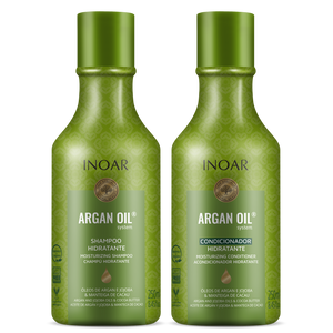 Inoar Argan Oil Shampoo + Conditioner Kit (8.4oz/250ml x 2)