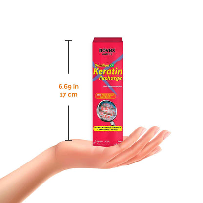 Novex Brazilian Keratin Recharge Treatment 2.82oz/80g